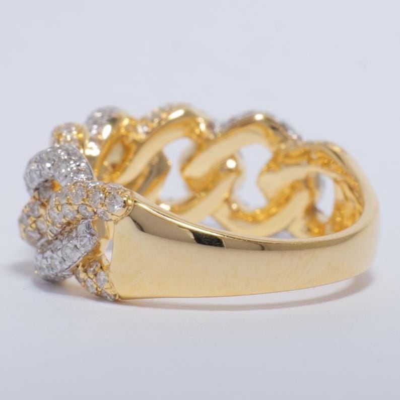 Miami Cuban Diamond Ring