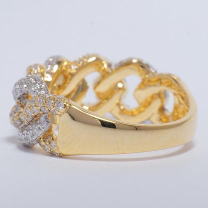 Miami Cuban Diamond Ring