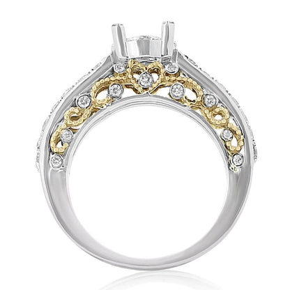Illusion Set  Fancy Natural Diamond Ring
