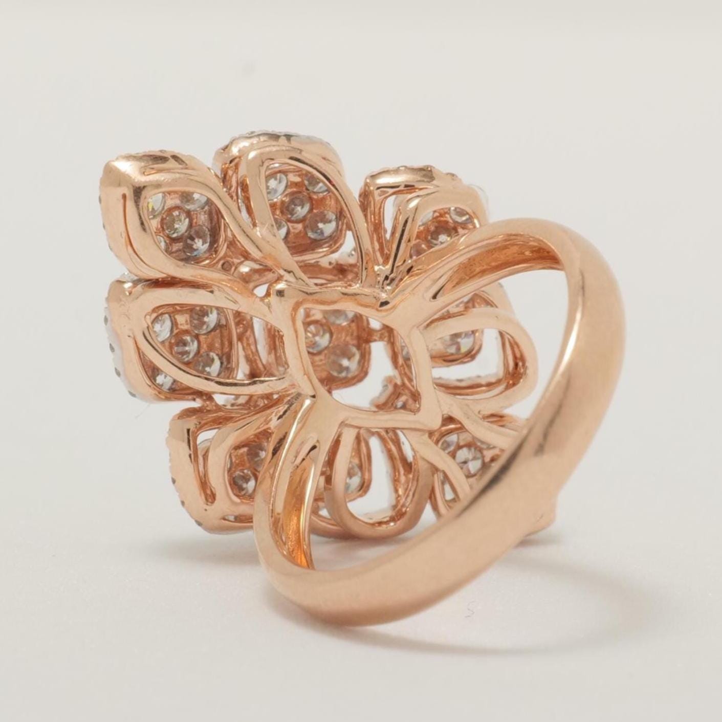 Cocktail Halo Diamond Ring