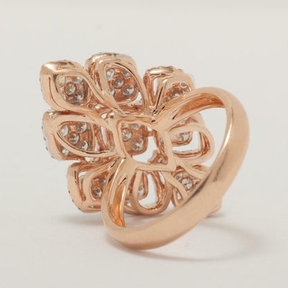 Cocktail Halo Diamond Ring