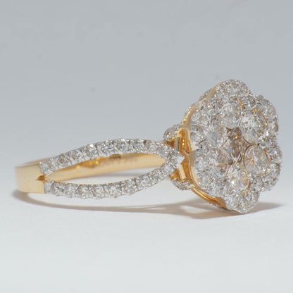 Flower Diamond Ring