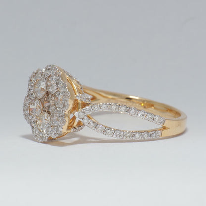 Flower Diamond Ring