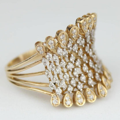 Crown Diamond Ring