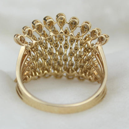 Crown Diamond Ring