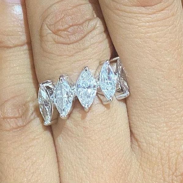 Marquise Natural Diamond Ring
