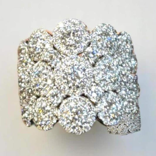 Floral Diamond Cocktail Ring