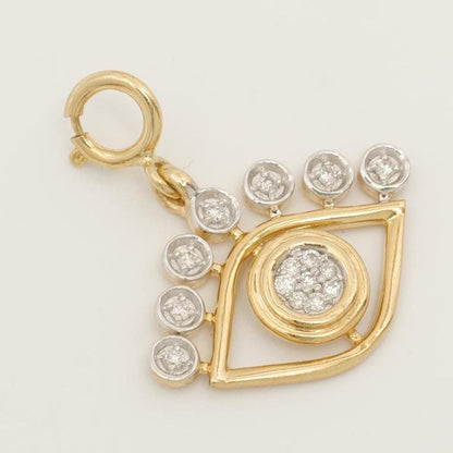 Evil Eye Diamond Charm