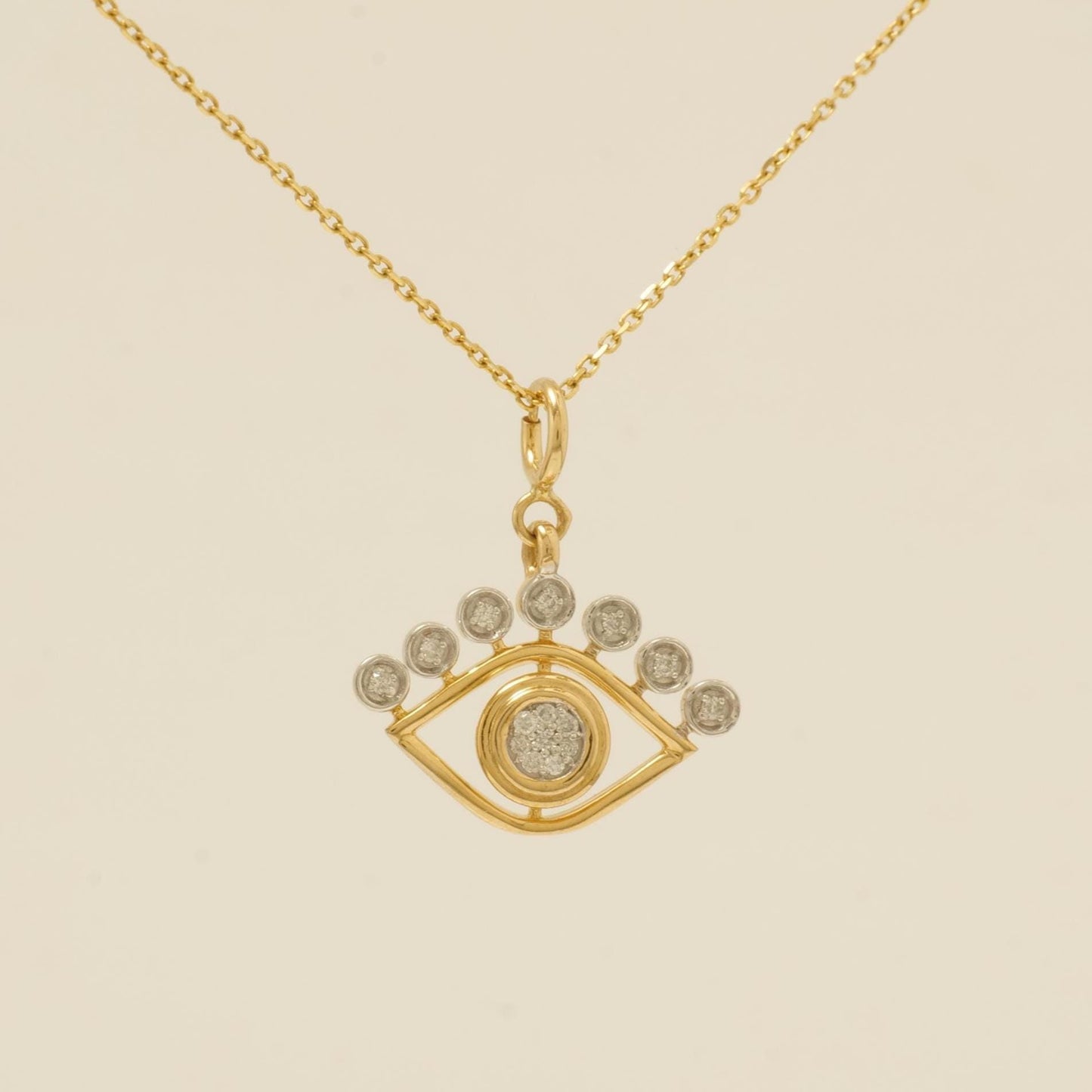 Evil Eye Diamond Charm