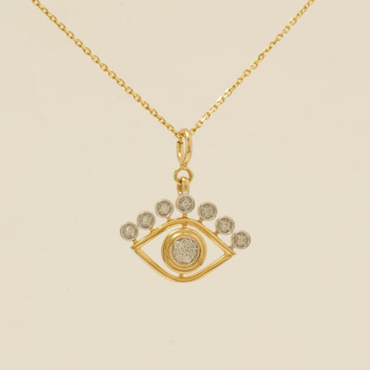 Evil Eye Diamond Charm