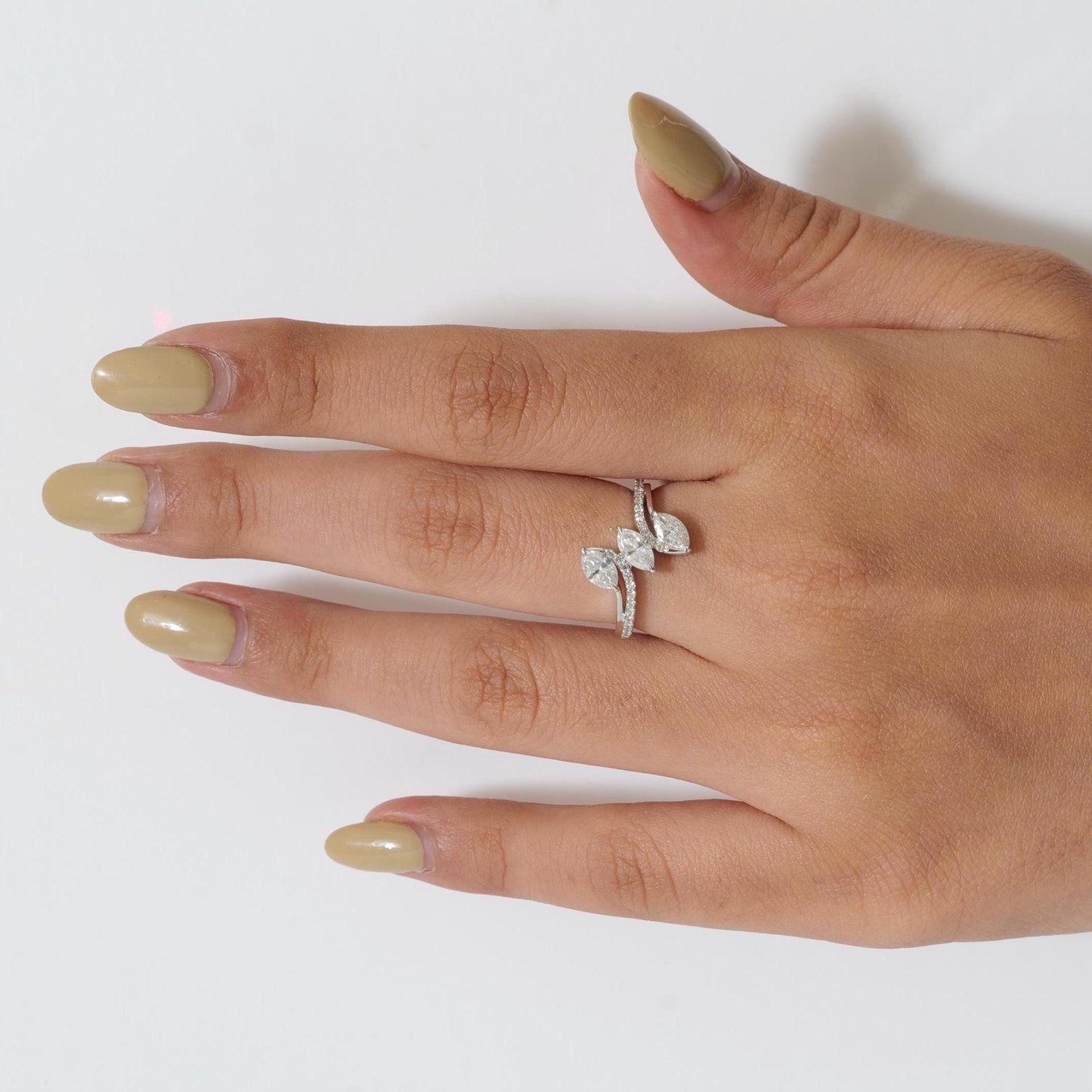 Marquise Trio Diamond Ring