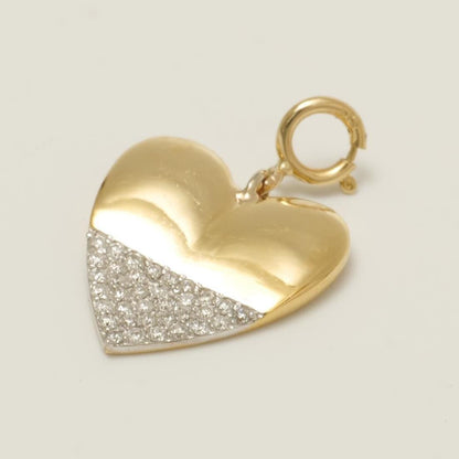 Heart Diamond Charm Pendant