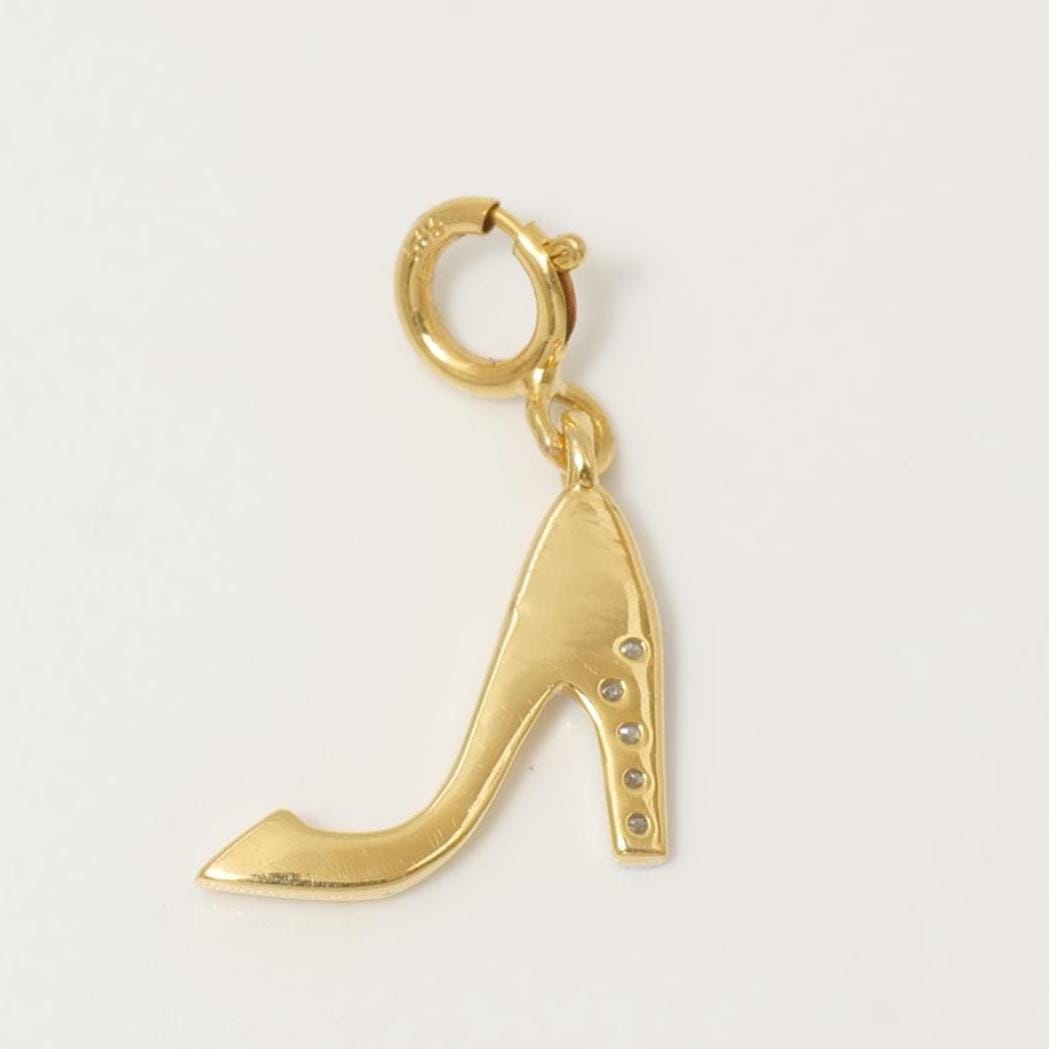 High Heel Natural Diamond Minimalistic Charm