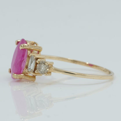 Oval Ruby Ring