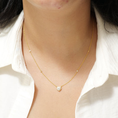 Heart Diamond Necklace
