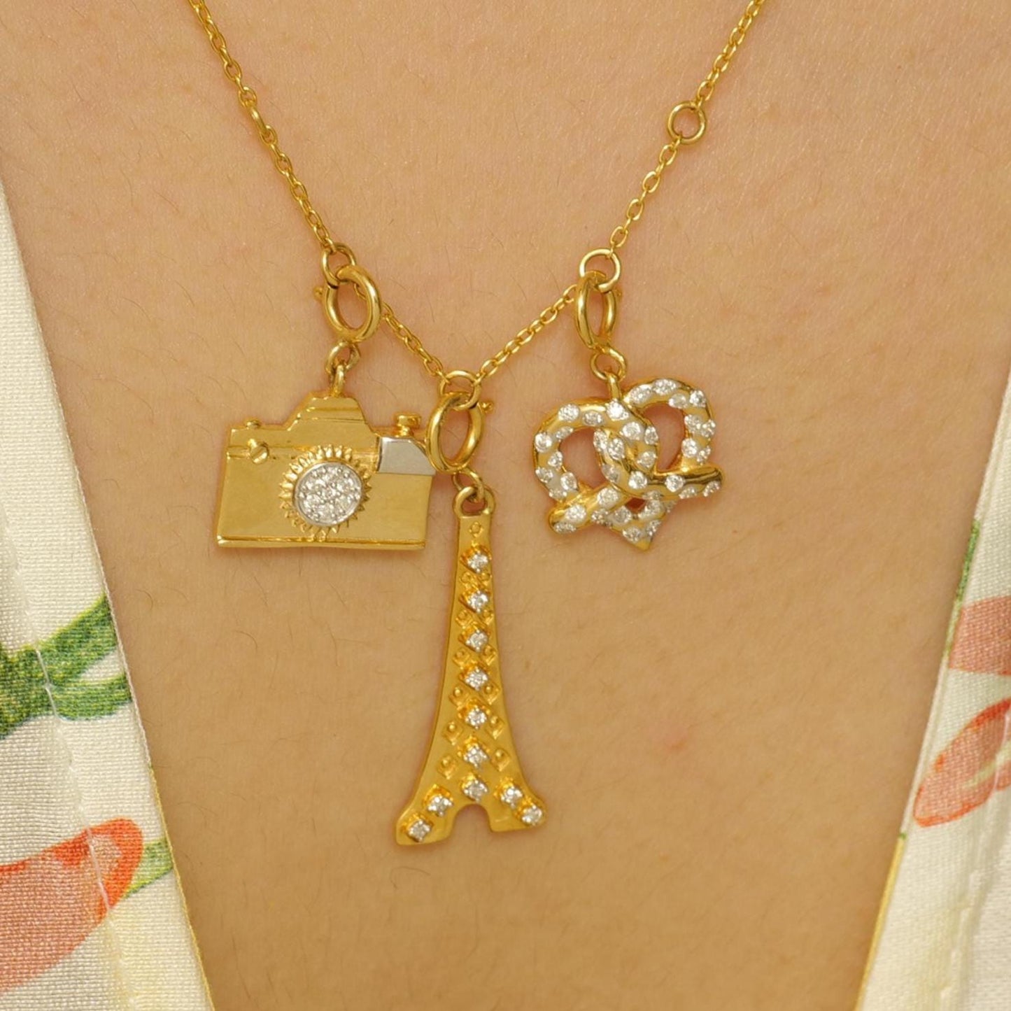 Eiffel Tower Charm Pendant