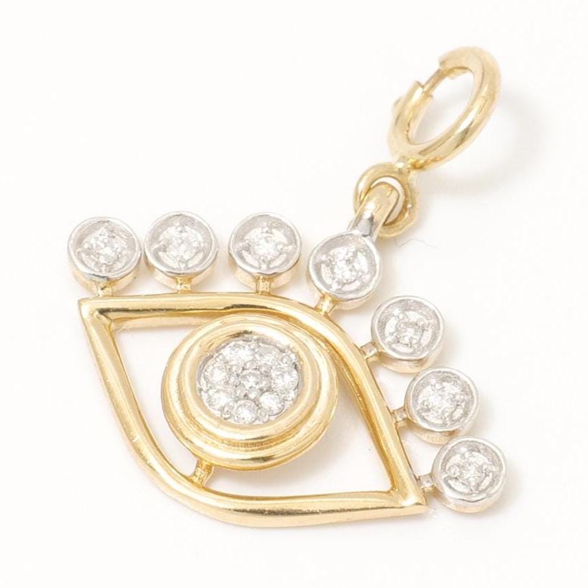 Evil Eye Diamond Charm