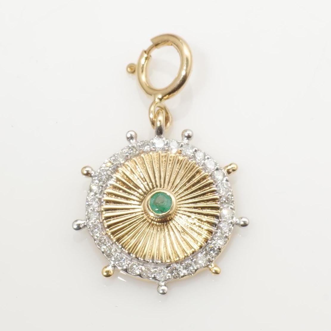 Sunburst Medallion Charm