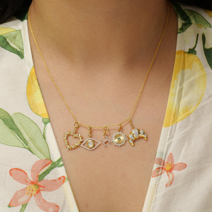 Sunburst Medallion Charm