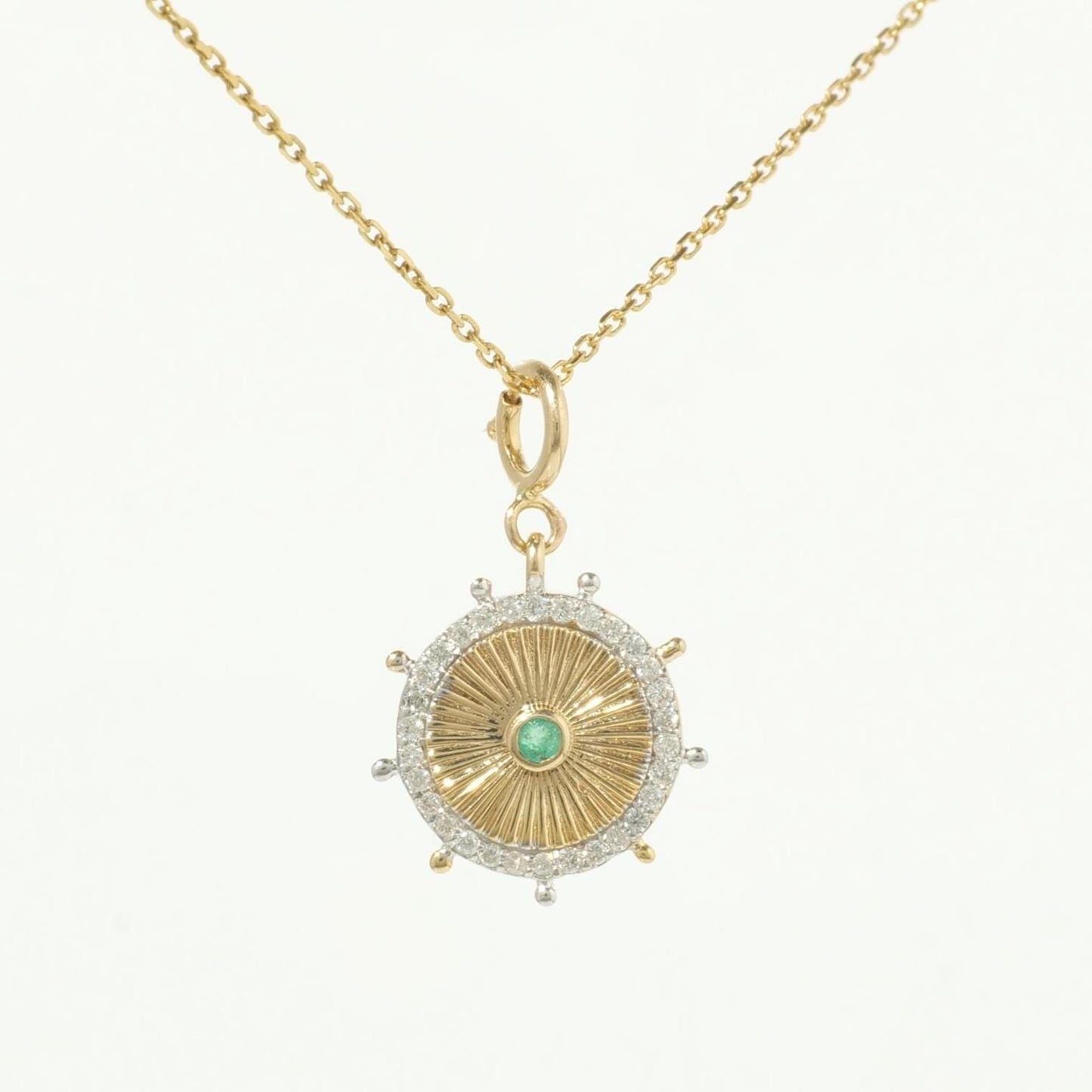 Sunburst Medallion Charm