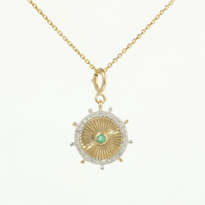Sunburst Medallion Charm