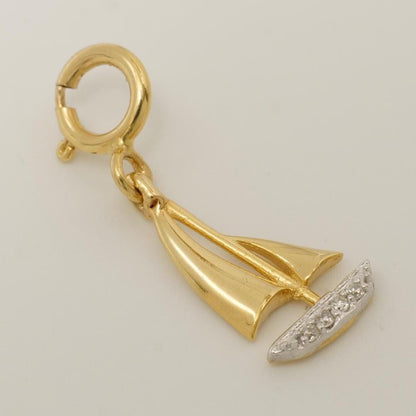 Sailboat Diamond Charm