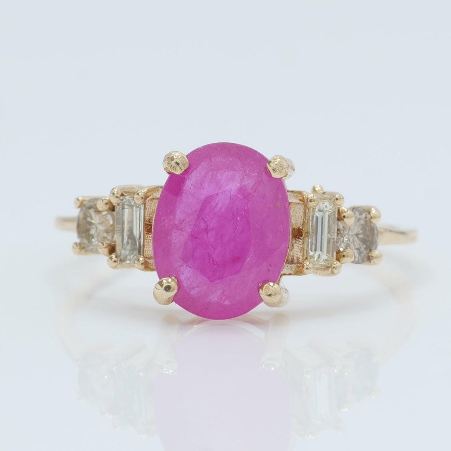Oval Ruby Ring