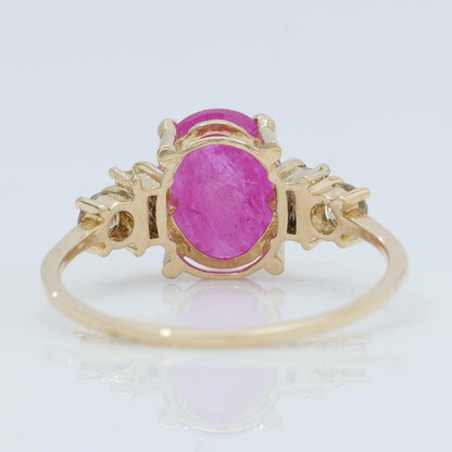 Oval Ruby Ring