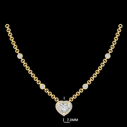 Heart Diamond Necklace