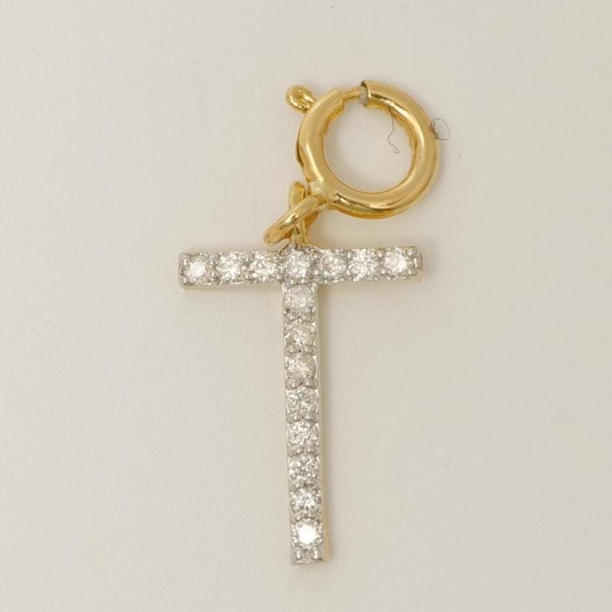 Personalized Initial Diamond Charm