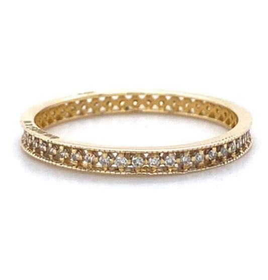 Round Diamond Band Ring