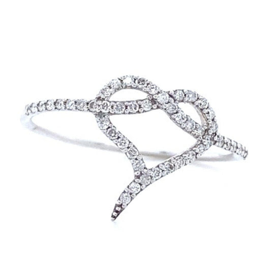 Heart Natural Diamond Proposal Ring