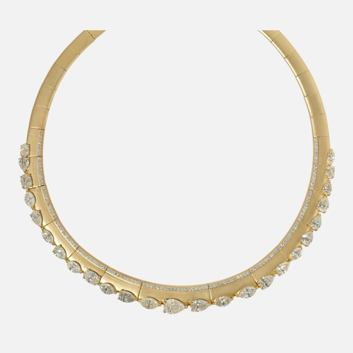 Pear & Marquise Natural Diamond Choker