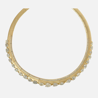 Pear & Marquise Natural Diamond Choker