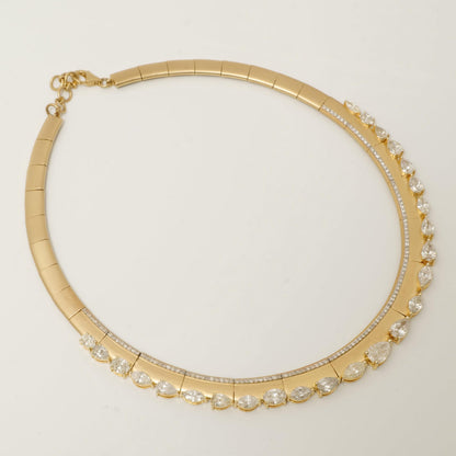 Pear & Marquise Natural Diamond Choker