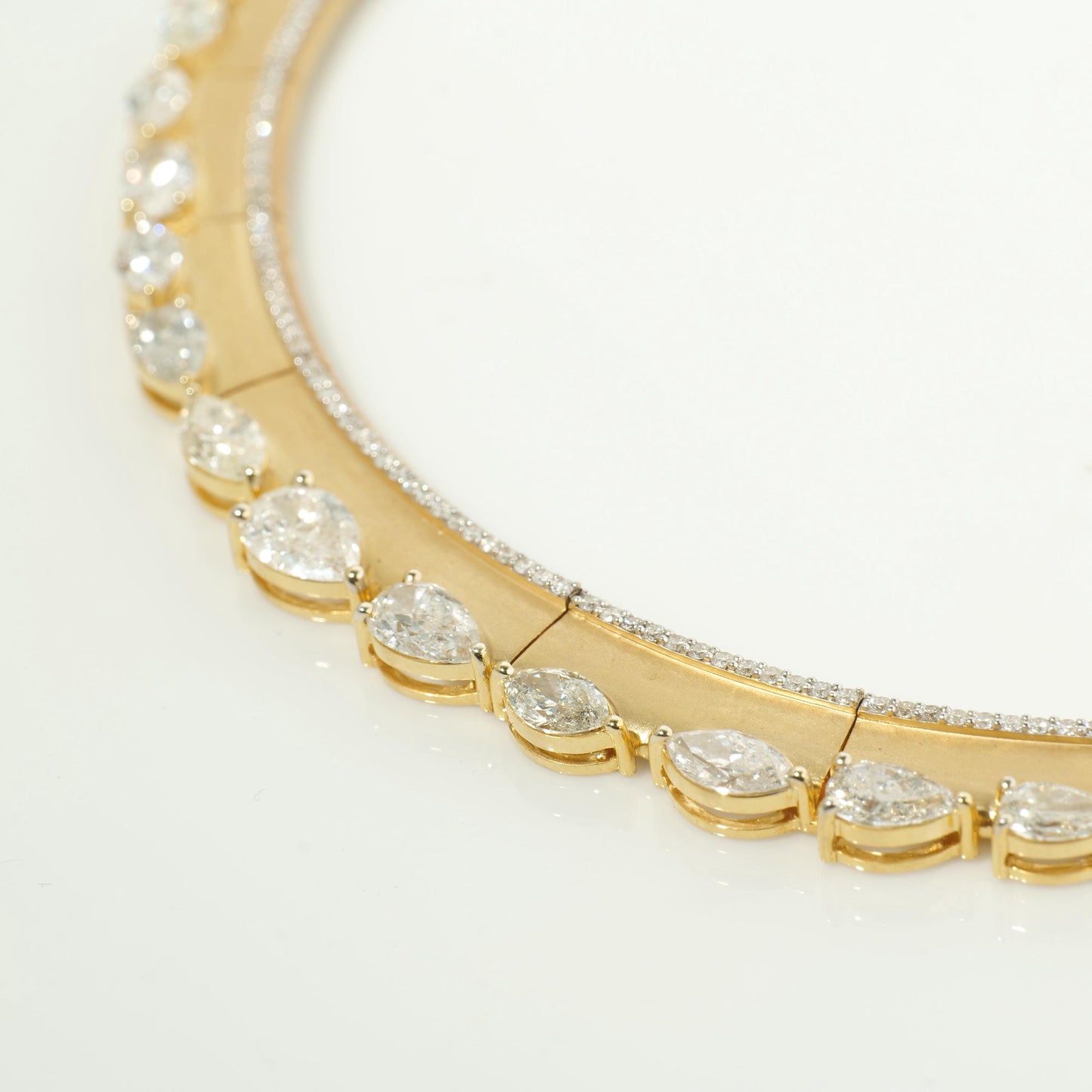Pear & Marquise Natural Diamond Choker