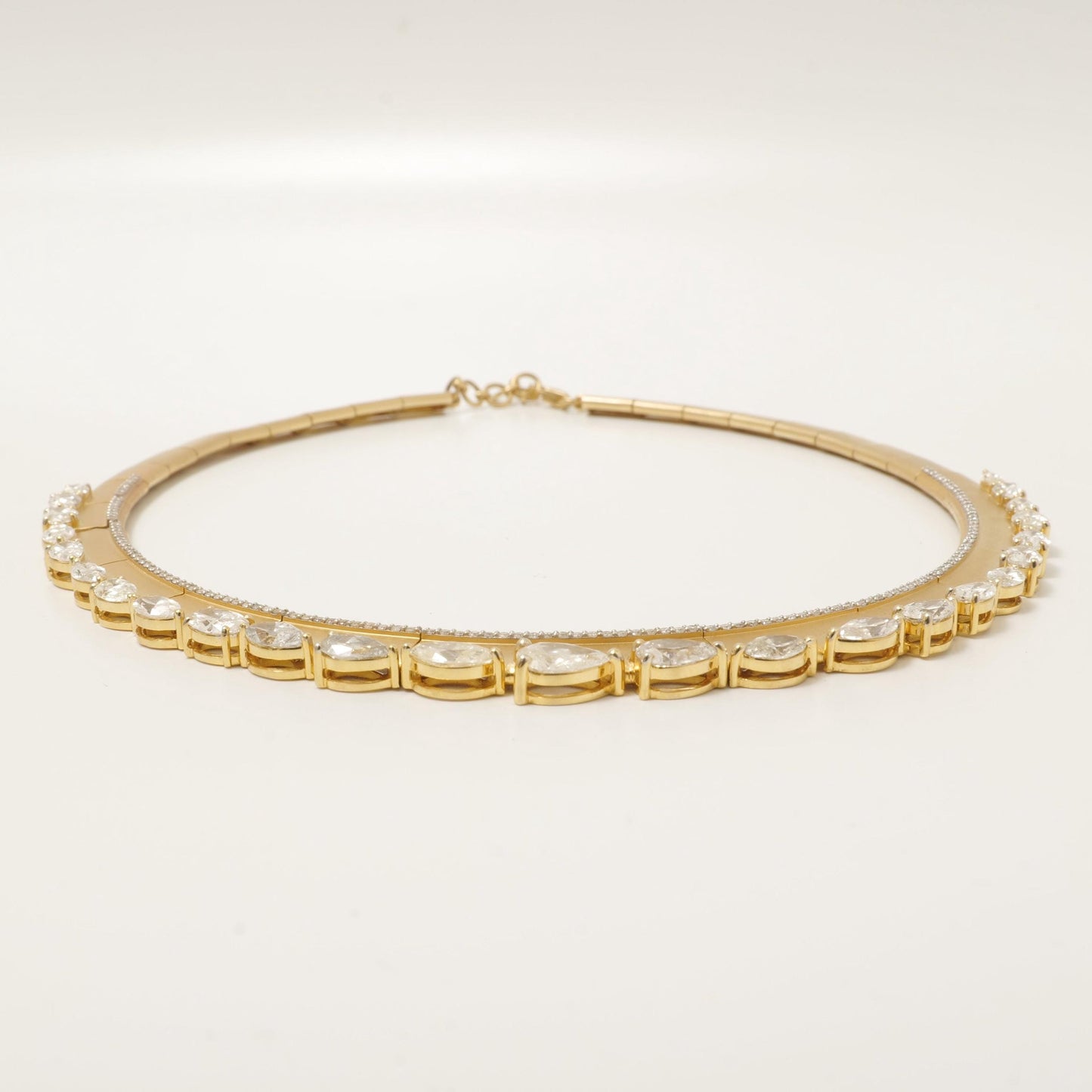 Pear & Marquise Natural Diamond Choker