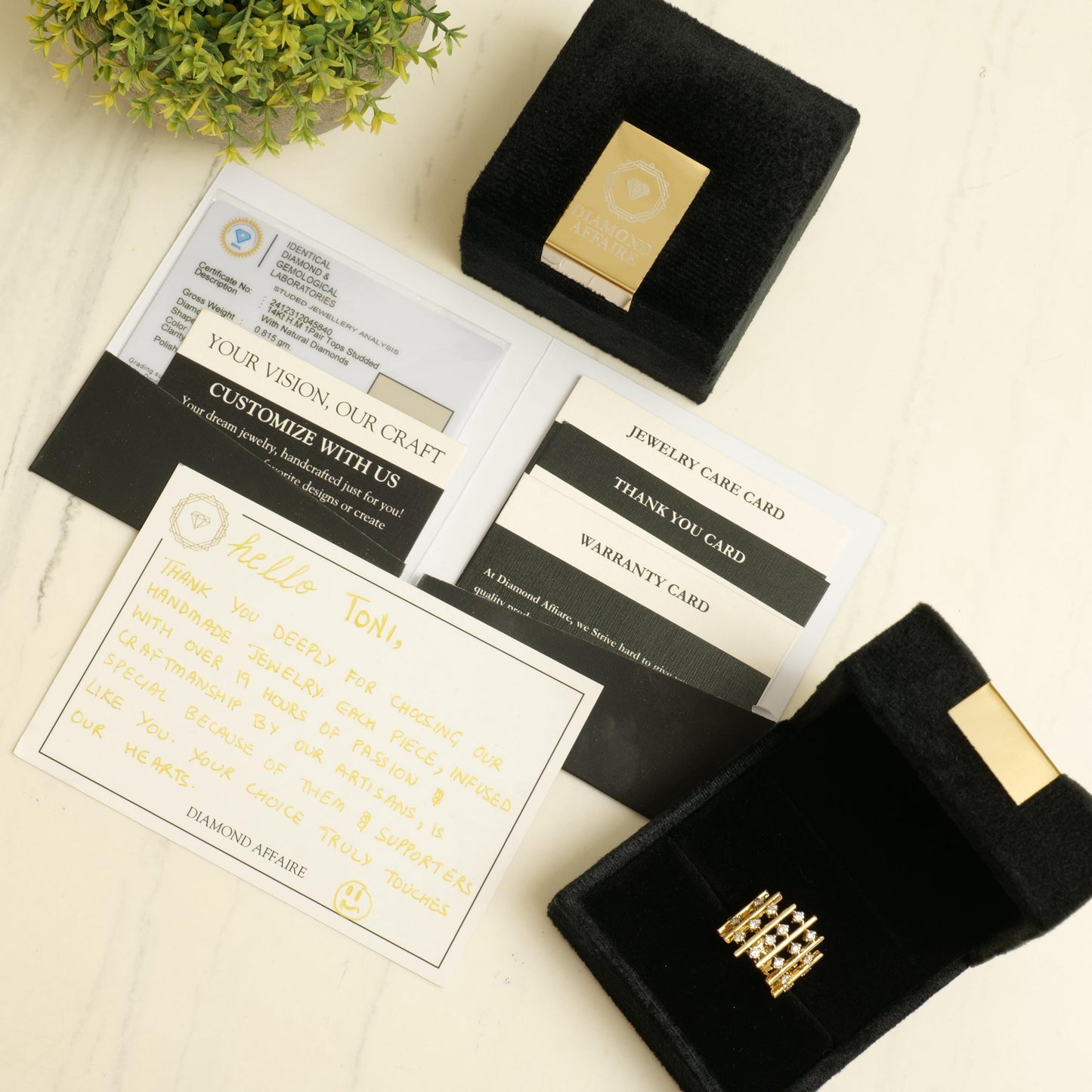 Natural Yellow & Sapphire Diamond Halo Ring