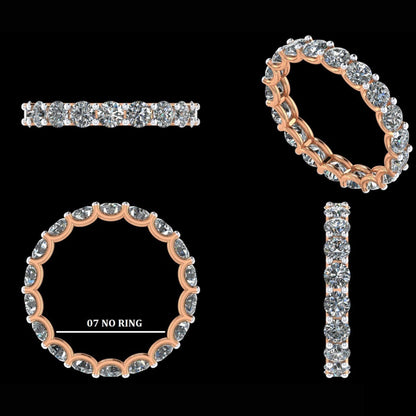 Full Eternity Natural Diamond Band