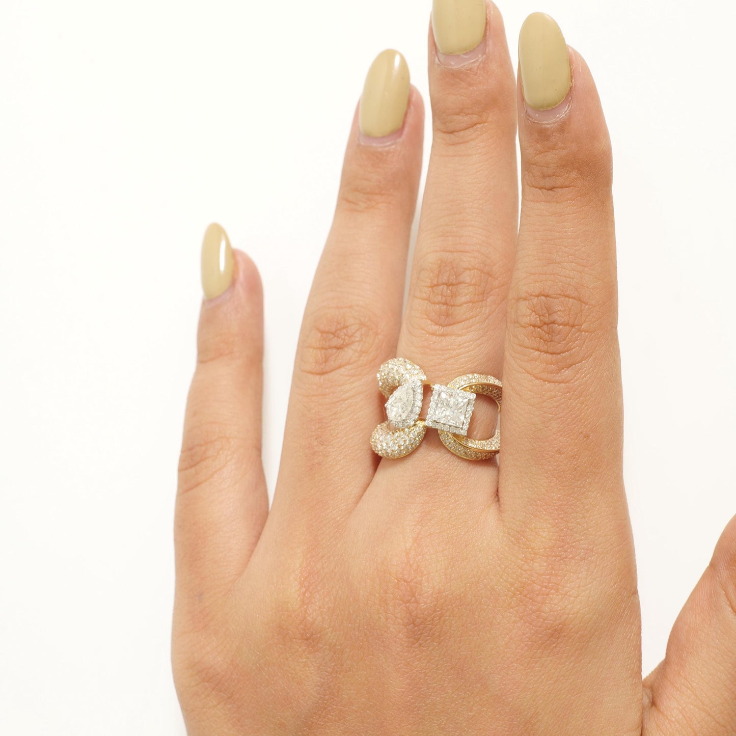 Dual Natural Diamond Ring