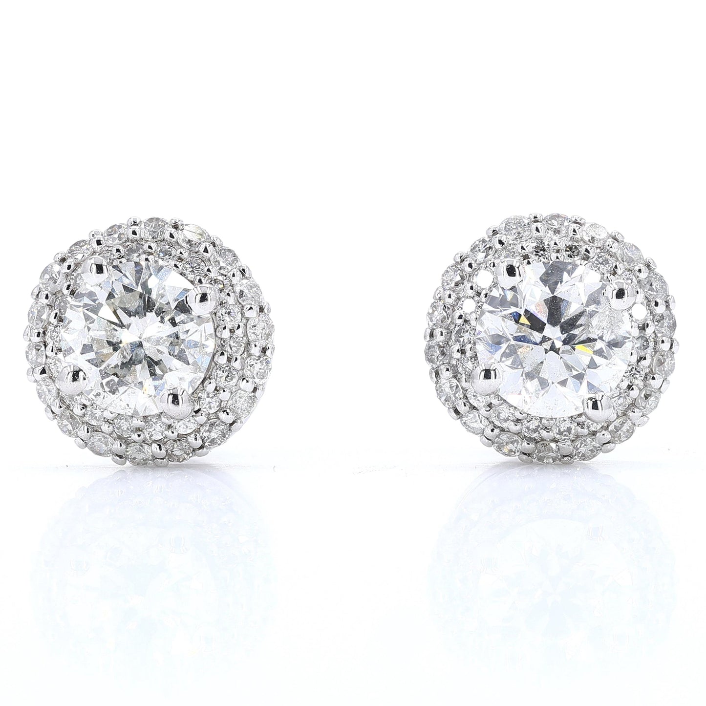 Solitaire Natural Diamond Earrings