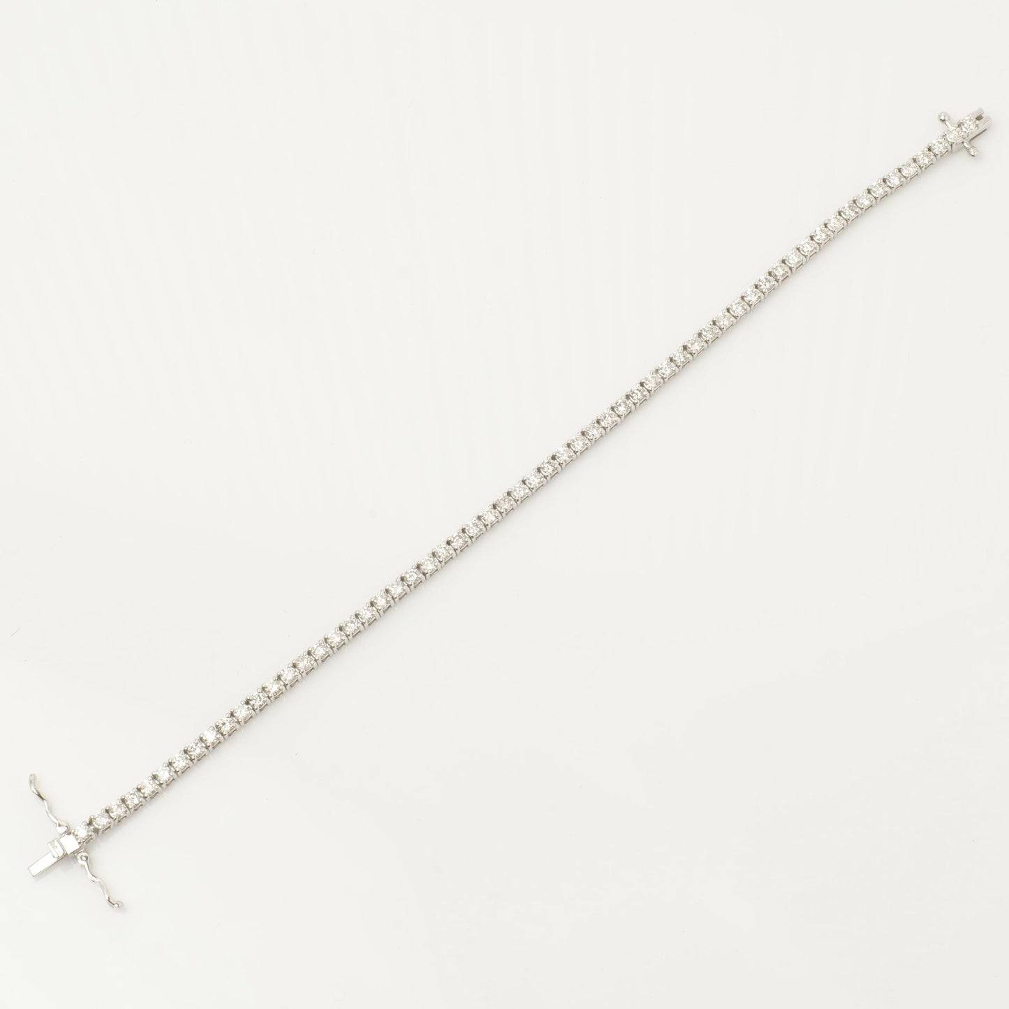 Solitaire Natural Diamond Tennis Bracelet