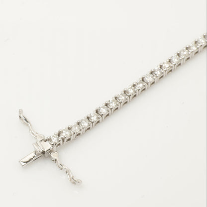 Solitaire Natural Diamond Tennis Bracelet