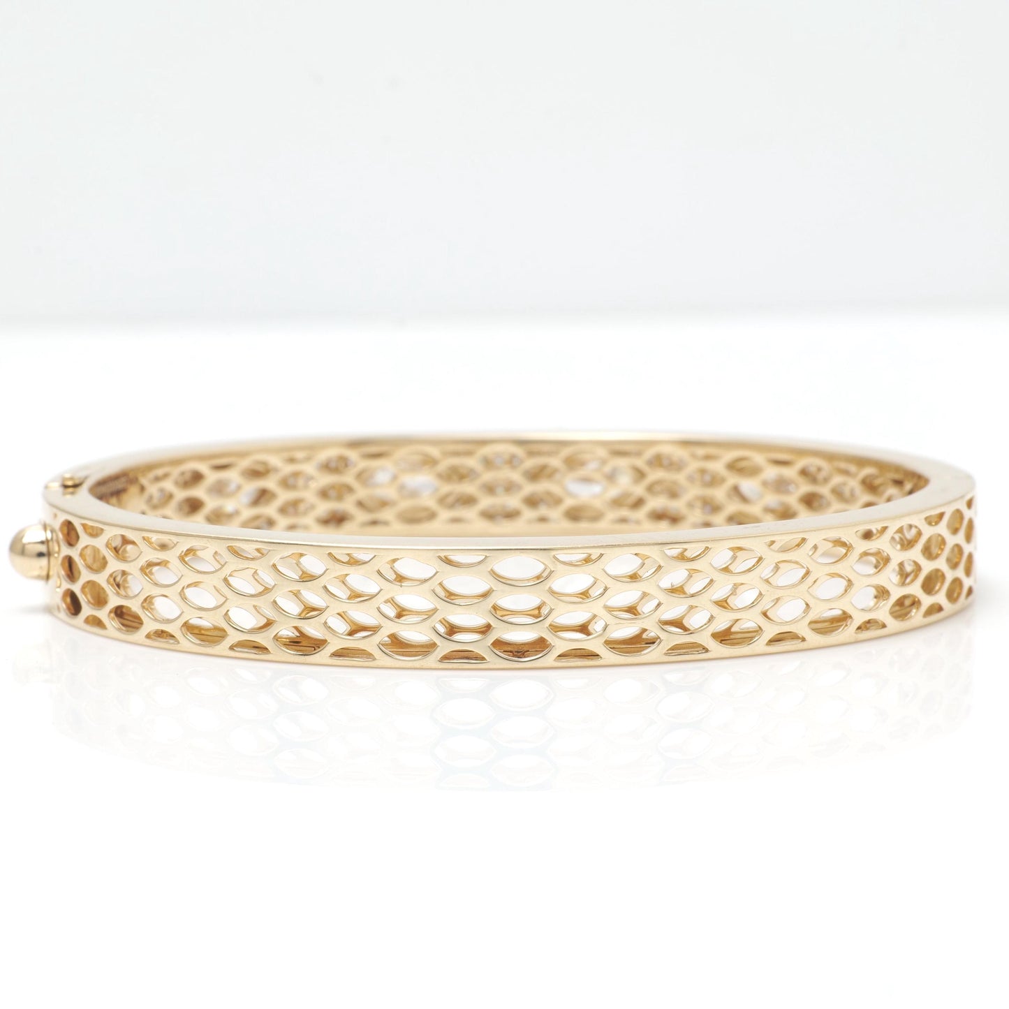 Marquise Natural Diamond Bangle Bracelet