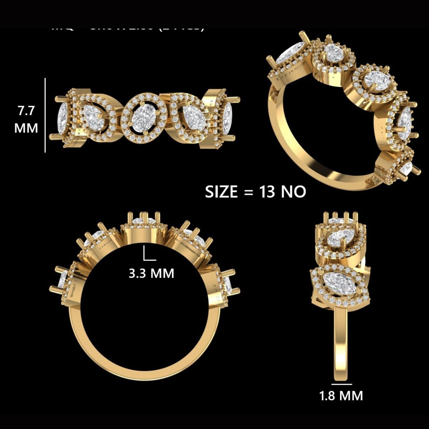 Fancy Diamond Band