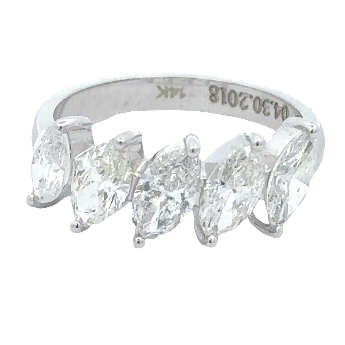 Marquise Natural Diamond Ring
