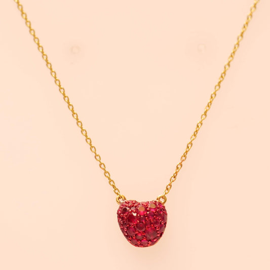 Fruit Natural Diamond Pendant Necklace