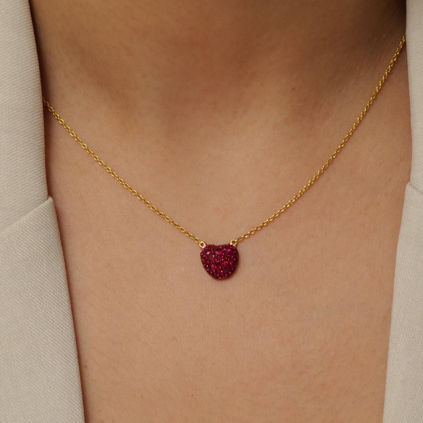 Fruit Natural Diamond Pendant Necklace