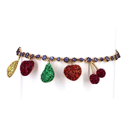 Fruit Charm Chain Tennis Bracelet