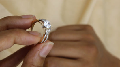Solitaire Diamond Engagement Ring